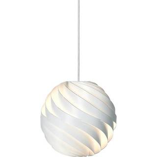 Gubi - Turbo Pendant, Alabaster White Glossy Ø36 - Pendellamper - Louis Weisdorf - Hvid