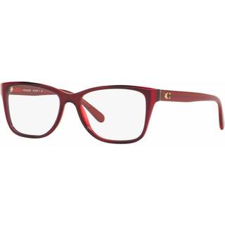 Coach HC6129 5532 52 Briller Kvinder Rød - Berry Laminate Red - 52mm