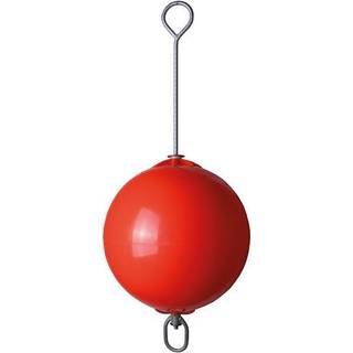 Fortøjningsbøje Majoni Mooring Buoy, oppustelig, Ø60 cm, lang tap, orange