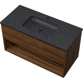 Sanibell Proline møbelsæt 100x46cm cabana eg 1 skuffe åben hylde