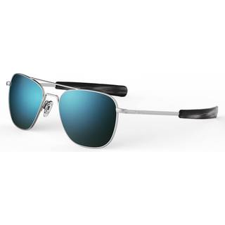 Randolph Engineering Aviator Polarized AF238 55 Solbriller Mænd Grå - Matte Chrome Grey - 55mm