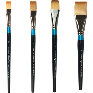 Aquafine Short Flat AF55 akvarel fladpen... 3/4"