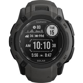 Garmin Instinct 2X Solar GPS smartwatch, flame red ➞ På lager - klar til levering