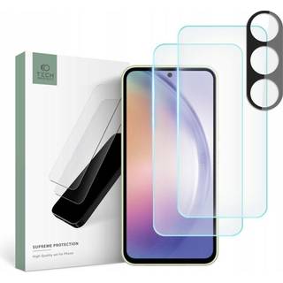 Samsung Galaxy A54 (5G) Tech-Protect Supreme Beskyttelsessæt - 2 x Skærmbeskyttelse og Kameralinsebeskyttelse - Gennemsigtig