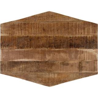 WOMO-DESIGN sidebord Sæt med 2 73x56 / 56x48cm, naturlige og hvide, unikke,