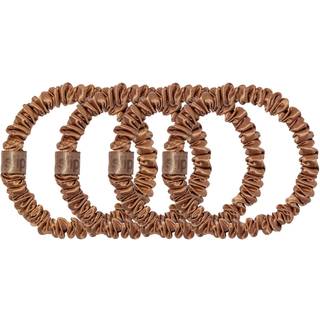 Slip Pure Silk Skinny Scrunchies Copper
