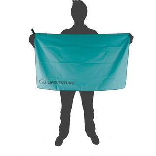 Lifeventure Recycled SoftFibre Trek Towel, Teal, Large - fra LifeVenture