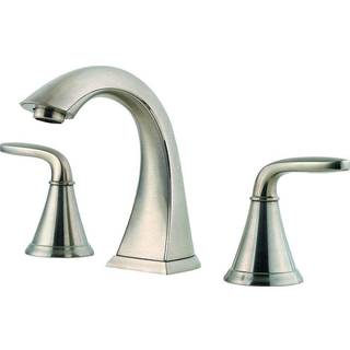 Pfister Pasadena badeværelse vask vandhaner 8-tommer udbredt 2-håndtag 3-huller børstet nikkel finish LF049PDKK