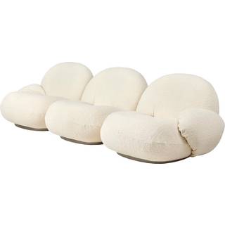 GUBI Pacha sofa 3-personers med armlæn Karakorum 001-pearl gold
