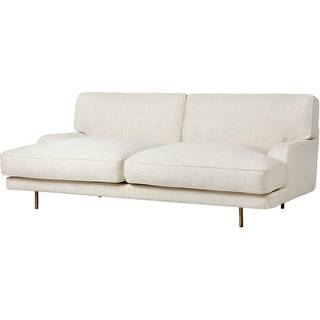 GUBI Flaneur Sofa 2 Seater Indianskop 15 Med Ben I Antik Messing