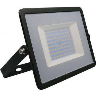 V-Tac 100W LED projektør - Arbejdslampe, udendørs - Dæmpbar : Ikke dæmpbar, Farve på hus : Sort, Kulør : Kold