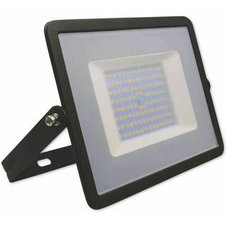 V-Tac 100W LED projektør - Arbejdslampe, udendørs - Dæmpbar : Ikke dæmpbar, Farve på hus : Sort, Kulør : Neutral