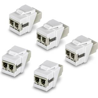 TRENDnet modular insert - LC duplex fibre optic - TAA Compliant