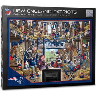 Youthefan NFL New England Patriots Barnyard fans 500 pc puslespil