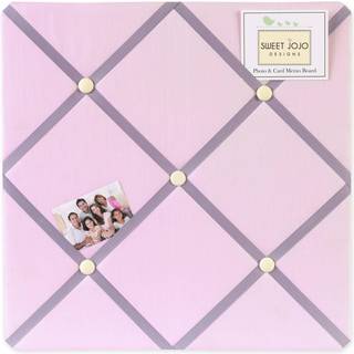 Pink og Purple Butterfly Stof Memory/Memo Photo Bulletin Board af Sweet JoJo Designs