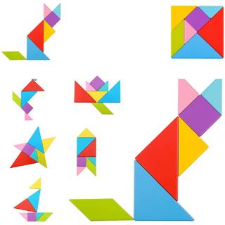 Tooky Toy: Tangram-spil, træ