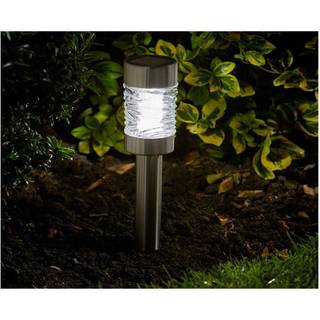 Smart Solar Martini stake-lys i rustfrit stål, 4 stk, 1001004