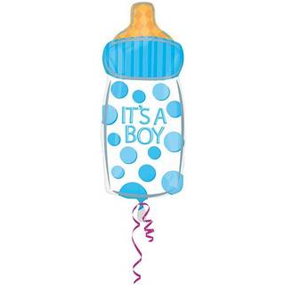 Babyfläschchen Folienballon "It´s a Boy"