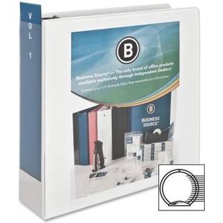 Forretningskilde 09959 Vis bindemiddel m/ 2 inde i lommer 3-tommer kapacitet hvid