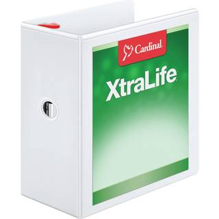 CRD26350-Kardinal Xtralife Clearvue Non-Stick Locking Slant-D Ring Binder
