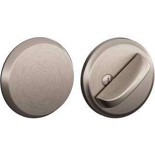 Schlage B81619 Standard trim ikke-tastet ensidet deadbolt H?jeste boligsikkerhed Single Thumbturn Satin Nickel