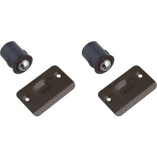 Design House 181982 Drive-In Ball Catch for Closet Doors With Dummy Hardware in Home eller Office 2-Pack Oil Rubbed Bronze 2 Pack