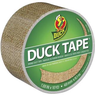 Duck Brand Printed Duct Tape Single Roll Burlap (283713)