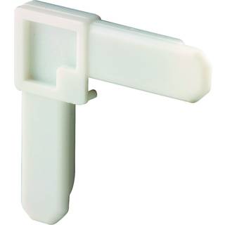 Prime-line MP7723 Screen Frame Corner 3/8 in. x 3/4 in. Hvid plast (100 pakke)