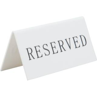 Securit Bordskilt Reserved | 5 stk.