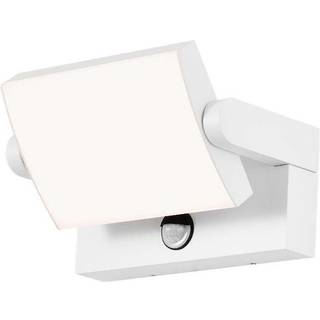 17W LED Væglampe - Sensor, 3000K, Hvid, Hus, IP65 - Kulør : Varm