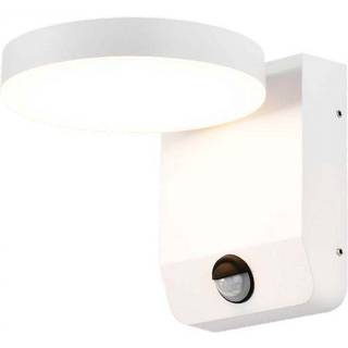 17W LED Væglampe - 3000K, Hvid Hus, Rundt, IP65 - Kulør : Varm