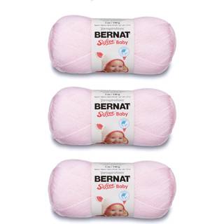 Bernat Softee Baby Pink garn - 3 pakke med 141 g/5oz - akryl - 3 dk (lys) - 362 yards - strikning/hækling