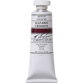M. Graham 1/2-ounce Tube Gouache Paint Alizarin Crimson