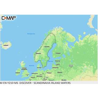 Elektronisk søkort C-MAP Discover - Norges &amp; Sveriges søer