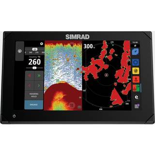Plotter Simrad NSX 3009, 9" + HDI-ekkolodstransducer (CHIRP, DownScan)