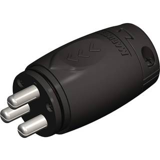 Ledningsstik til trollingmotorer Marinco, 3-polet han, 12 - 48 V, 70 A, passer til kabel 8 - 13.2 mm², sort