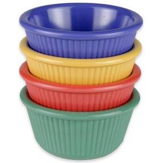 F?. RM-389-Mix 4 Mardi Gras Colours 3 oz. Ramekin Break Resistent Melamine Mix Pack Ofmardi Gras Colors (Pack of 12)