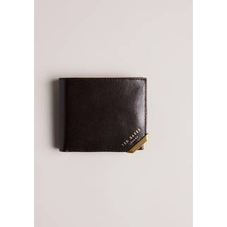 Ted Baker Ted Baker Brown Kornerr Metal Corner Bifold Coin Wallet