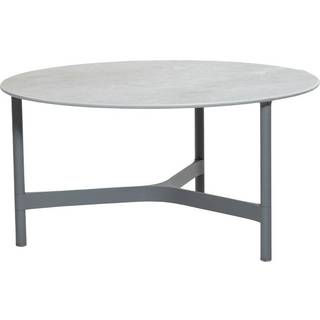 Cane-Line - Twist sofabordunderstel stor Light grey, aluminium