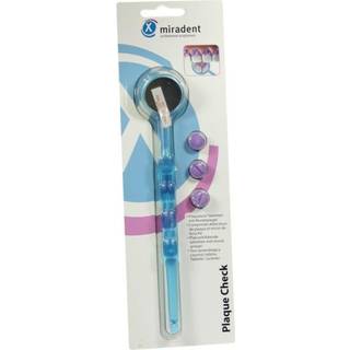 Plak Farvetabletter + Mundspejl Miradent Plaque Check