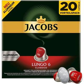 Jacobs Lungo 6 Classico - 20 kapsler til Nespresso®