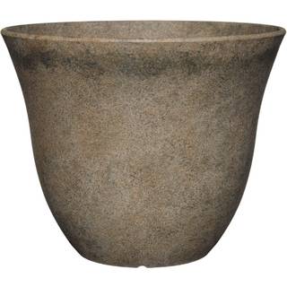 Classic Home and Garden Honeysuckle Resin Flower Pot Planter Fossil Stone 15 """"