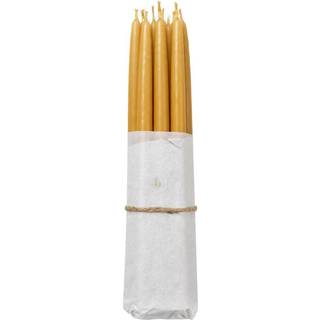 Broste Copenhagen Broste Copenhagen dyppede antiklys 10-pak Golden yellow