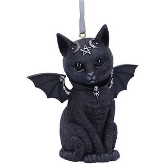 Malpuss Hexenkatze Weihnachtskugel 9cm