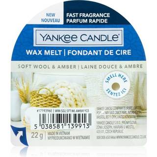 Yankee Candle Soft Wool & Amber smeltevoks 22 g - 22 g