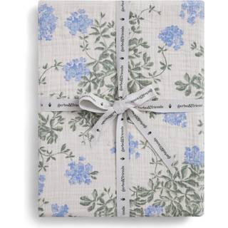 Garbo & Friends Fitted Sheet Junior Muslin Plumbago 60x120 cm