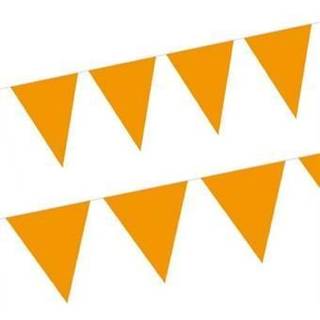 Vimpel Guirlande Orange 10x15 Cm 3 Meter