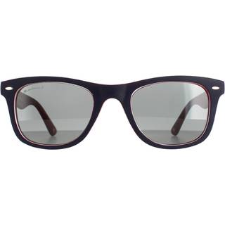 Montana Briller MP41 Polarized MP41J 50 Solbriller Mænd Blue - Blue On Opaque Red - 50mm