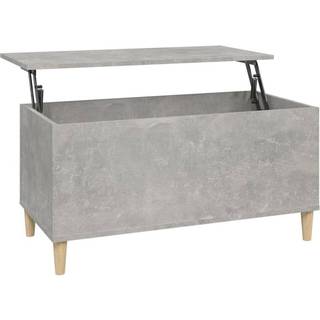 sofabord 90x44,5x45 cm konstrueret træ betongrå