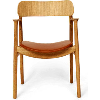Bent Hansen Asger Spisebordsstol Polstret Eg/Ranchero Whisky